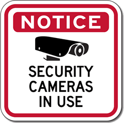 Long Island New York security camera installer sign